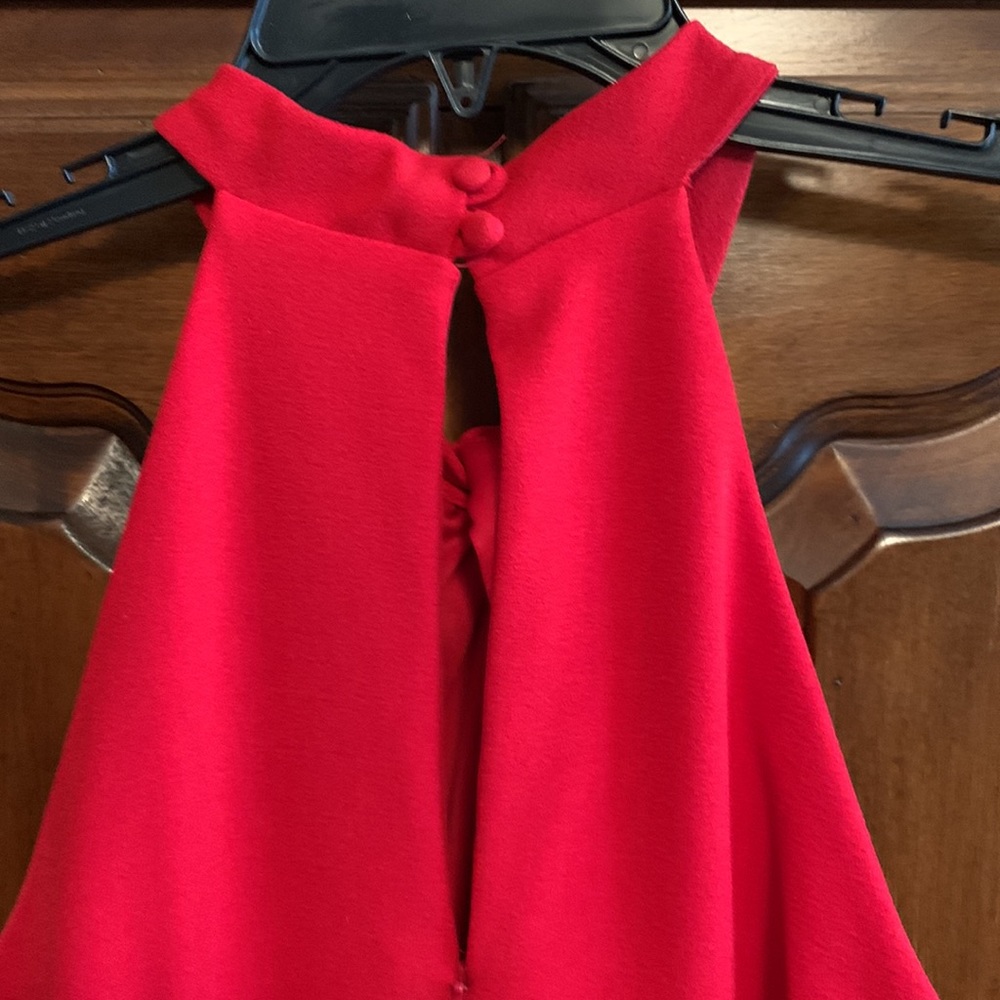 Red Julia Jordan jumpsuit- Size 6. Like new condition. Worn once. - Picture 5 of 9